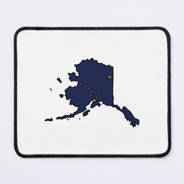 Item preview, Alaska state shape flag designed and sold by Rachael Taylor.
