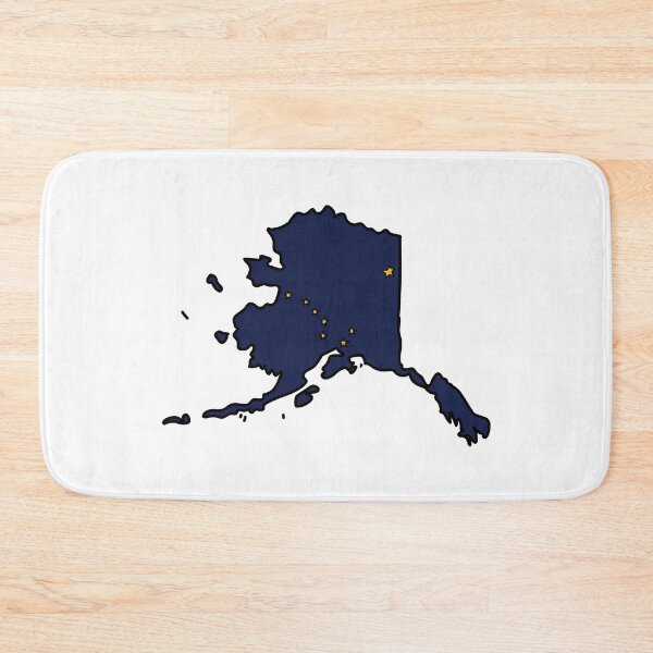Item preview, Alaska state shape flag designed and sold by Rachael Taylor.