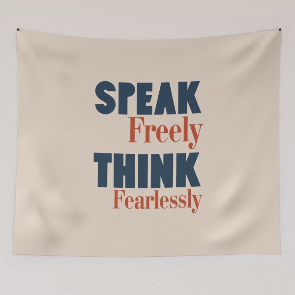 Item preview, Speak Freely, Think Fearlessly! designed and sold by GiveMeMood.