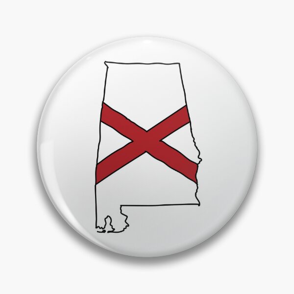 Item preview, Alabama state shape flag designed and sold by Rachael Taylor.