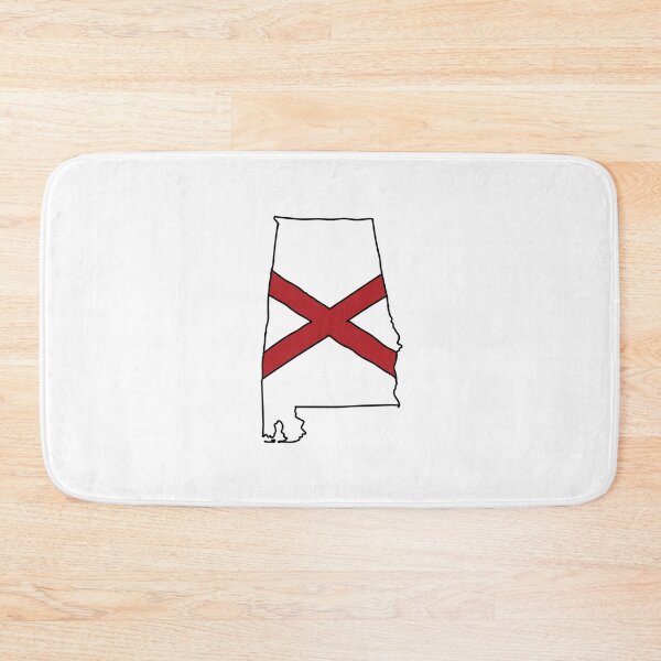 Item preview, Alabama state shape flag designed and sold by Rachael Taylor.
