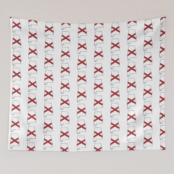Item preview, Alabama state shape flag designed and sold by Rachael Taylor.