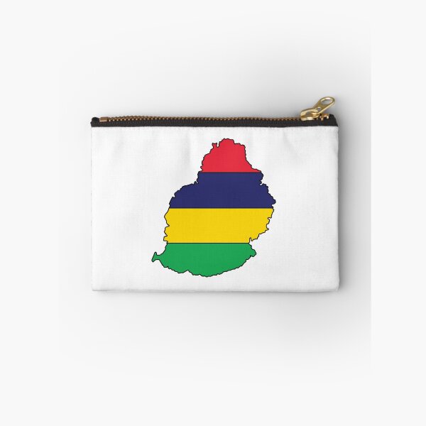 Item preview, Mauritius country shape flag designed and sold by Rachael Taylor.