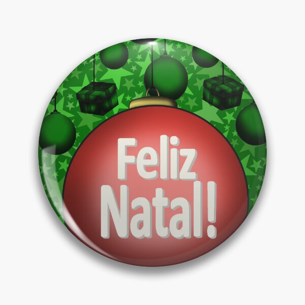 Item preview, feliz natal bola designed and sold by ZiphGames.