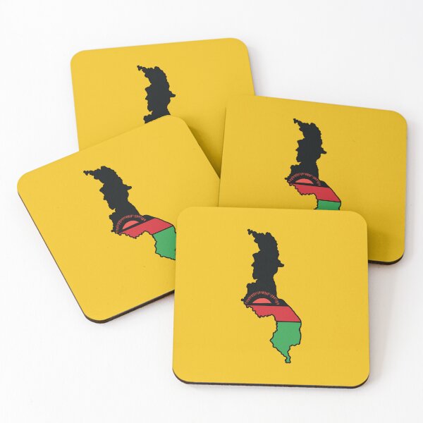 Item preview, Malawi country shape flag designed and sold by Rachael Taylor.