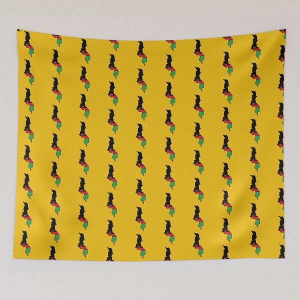 Item preview, Malawi country shape flag designed and sold by Rachael Taylor.