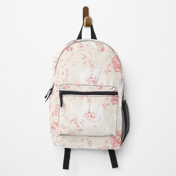 Item preview, Whispers of Elegance - Big Florals in Beige and Rose Pink designed and sold by ara-designs.