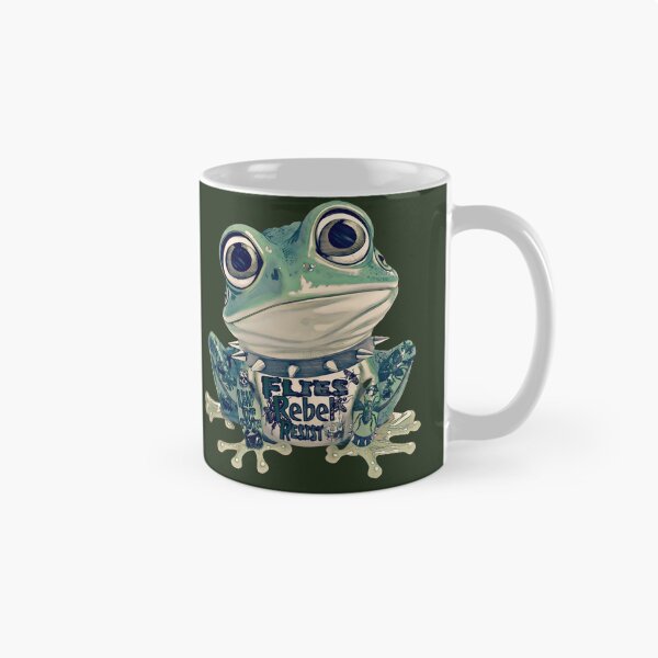 Item preview, Gothic Rebel Punk Frog Design | Cool Tattood Frog With Spiked Collar Graphic  designed and sold by DopeStick.