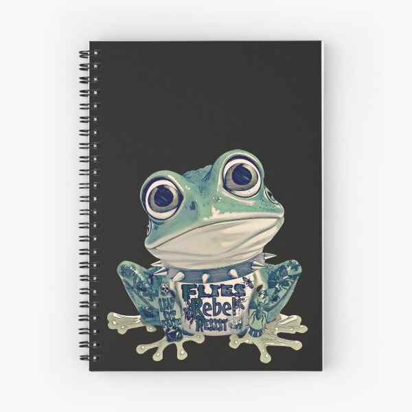 Item preview, Gothic Rebel Punk Frog Design | Cool Tattood Frog With Spiked Collar Graphic  designed and sold by DopeStick.