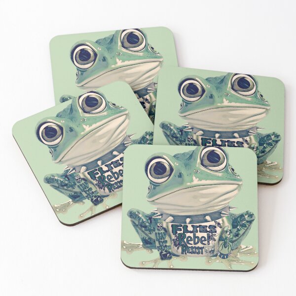 Item preview, Gothic Rebel Punk Frog Design | Cool Tattood Frog With Spiked Collar Graphic  designed and sold by DopeStick.