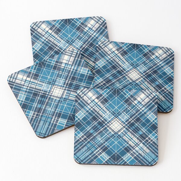 Item preview, Blue Plaid Print designed and sold by PinUpPizzazz.