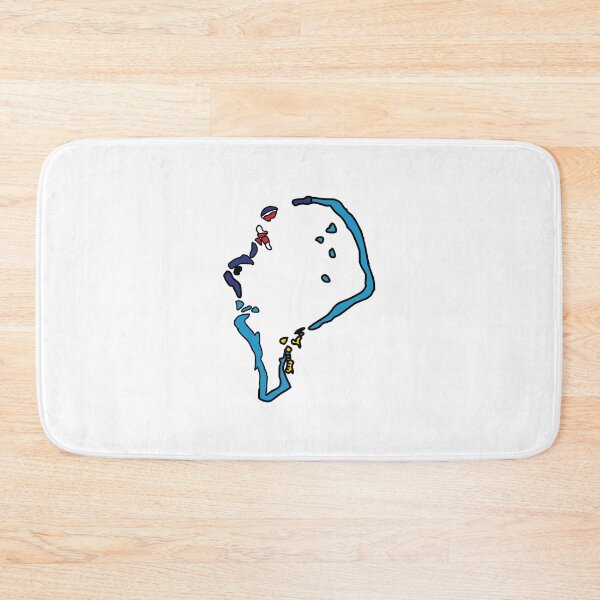 Item preview, Tuvalu country shape flag designed and sold by Rachael Taylor.