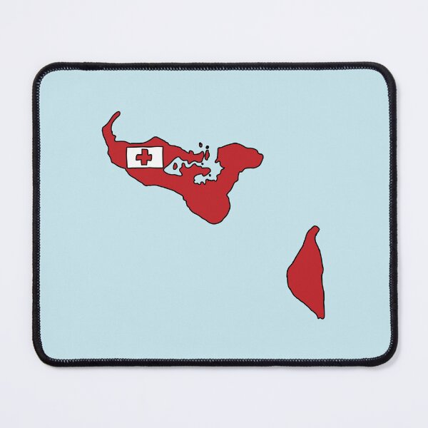 Item preview, Tonga country shape flag designed and sold by Rachael Taylor.