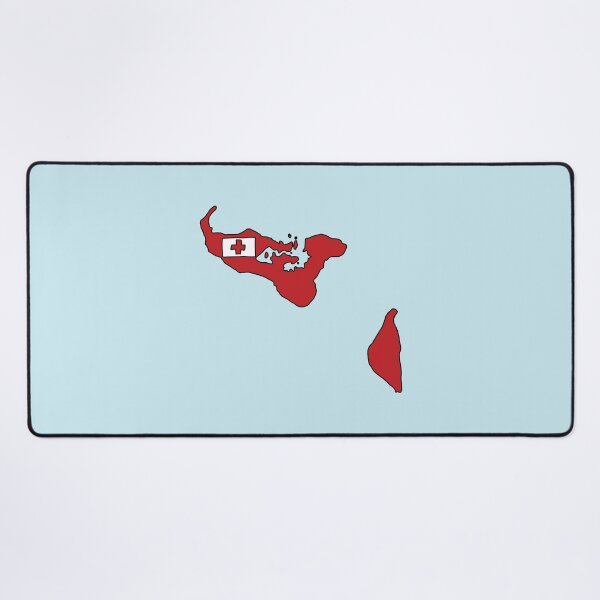 Item preview, Tonga country shape flag designed and sold by zenithcreative.