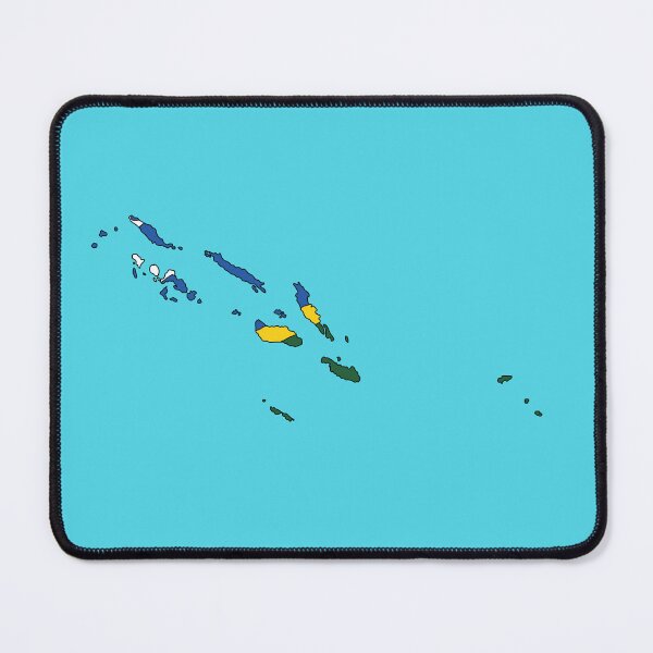 Item preview, Solomon Islands country shape flag designed and sold by Rachael Taylor.