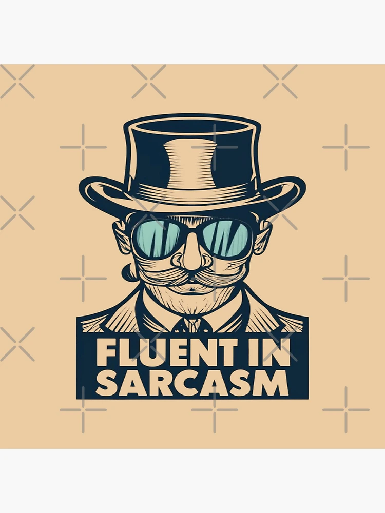 Thumbnail 4 of 4, Clock, Fluent In Sarcasm designed and sold by UrbanGraphixs.