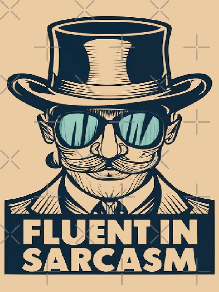 Thumbnail 3 of 3, Scarf, Fluent In Sarcasm designed and sold by UrbanGraphixs.
