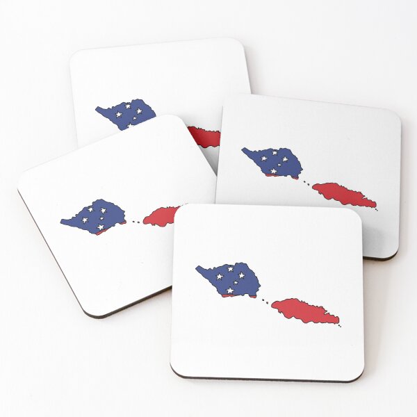Item preview, Samoa country shape flag designed and sold by Rachael Taylor.