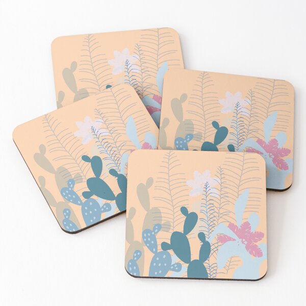 Aperçu de l'œuvre Blue Cacti Garden créée et vendue par mirimo.