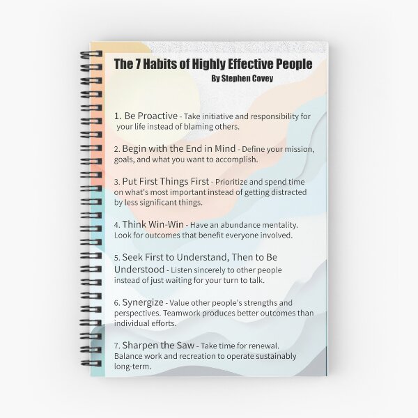 Item preview, 7 Habits of Highly Effective People designed and sold by Michael Hyzy.