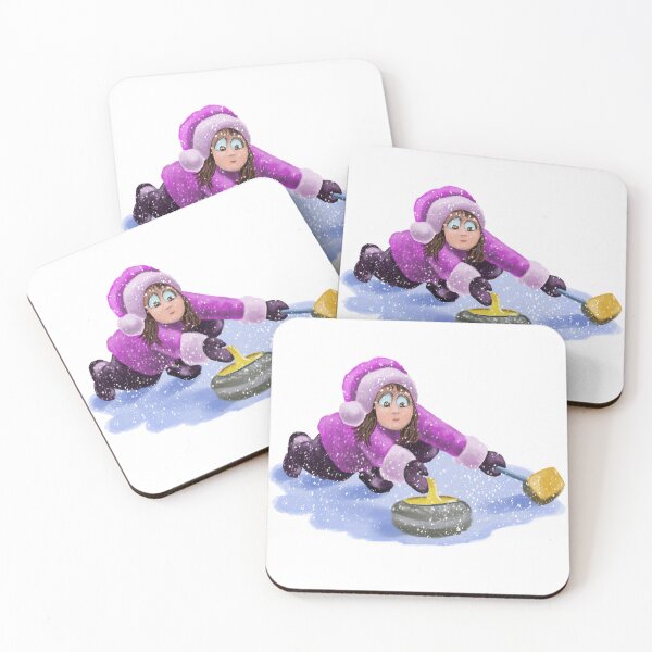 Item preview, Winter Games Ice Curling designed and sold by TheArtCave.