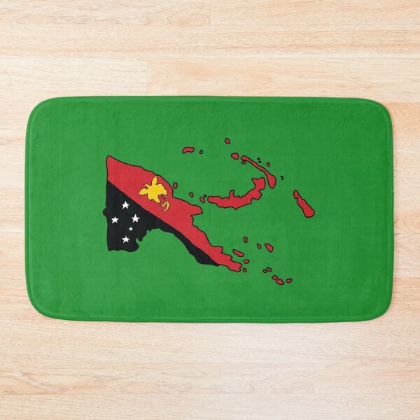 Item preview, Papua New Guinea country shape flag designed and sold by Rachael Taylor.