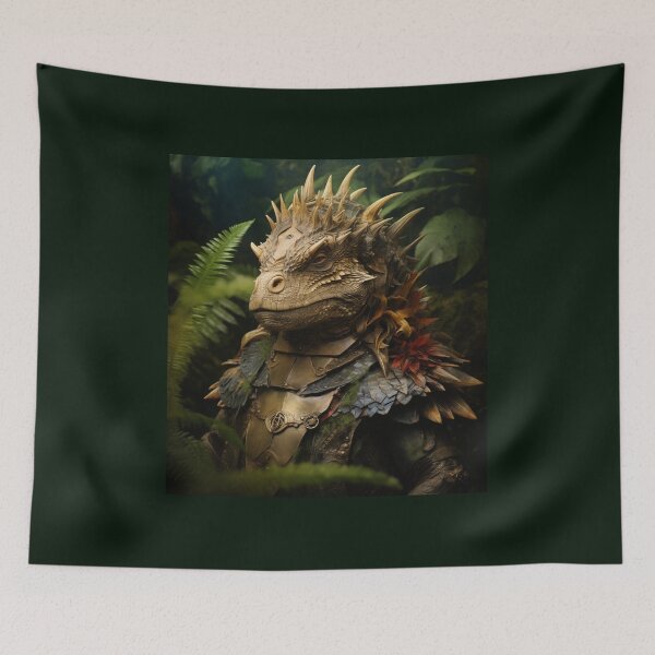 Item preview, Lizard Warrior Tuatara designed and sold by Samuelsboro.