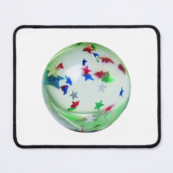 Item preview, green star bouncy ball designed and sold by ---clara---.