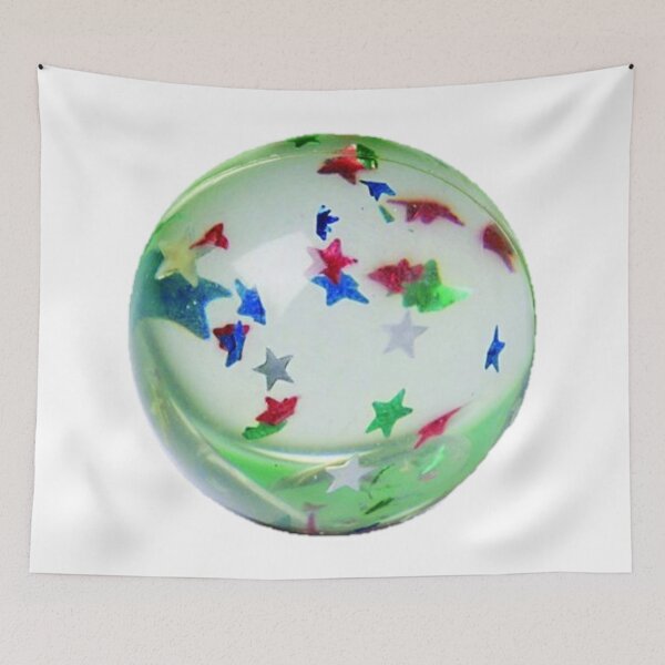 Item preview, green star bouncy ball designed and sold by ---clara---.