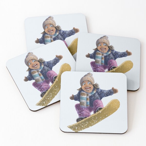 Item preview, Winter Games Snowboard designed and sold by TheArtCave.