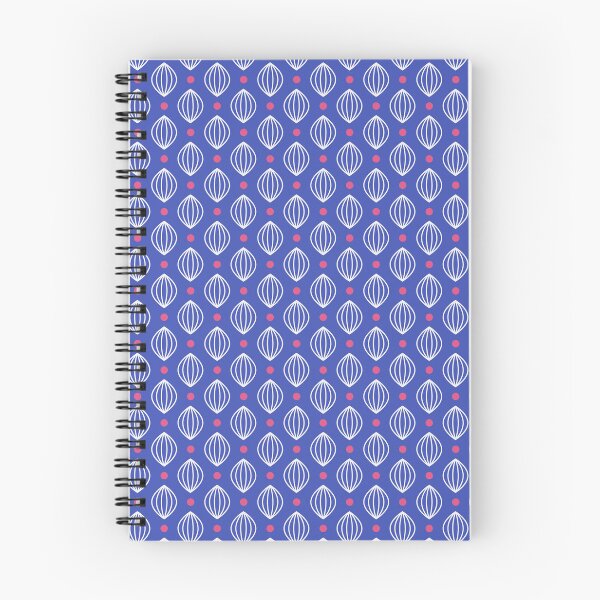 Item preview, Blue White Red Abstract Modern Contemporary Print Pattern  designed and sold by VioletsnPansies.