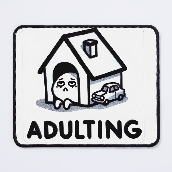 Item preview, Adulting Meme Millennial Phrases designed and sold by CreativeWorldSt.