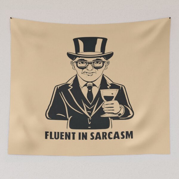 Item preview, Fluent In Sarcasm designed and sold by UrbanGraphixs.