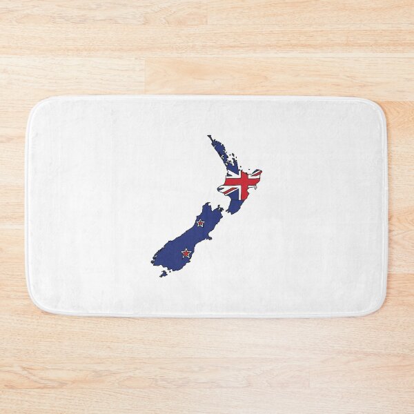 Item preview, New Zealand country shape flag designed and sold by Rachael Taylor.