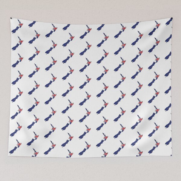 Item preview, New Zealand country shape flag designed and sold by Rachael Taylor.