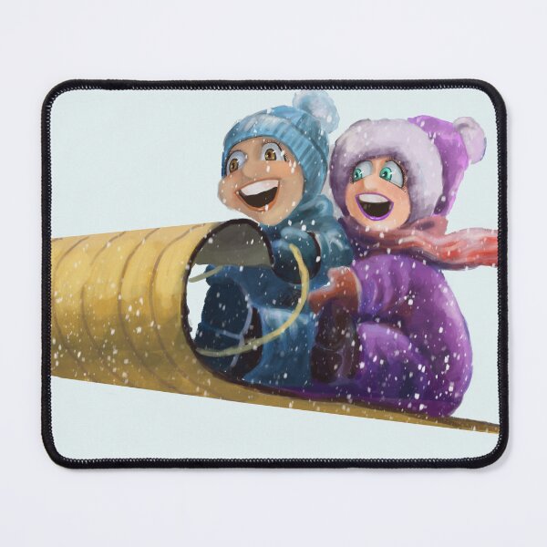 Item preview, Winter Games Toboggan designed and sold by TheArtCave.
