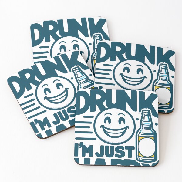 Item preview, I'm Not Drunk I'm Just Happy Funny Drinking  designed and sold by KitonicTees.
