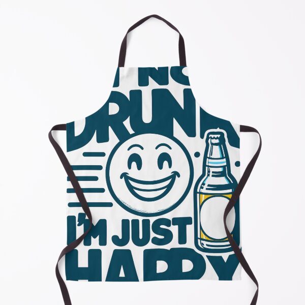 Item preview, I'm Not Drunk I'm Just Happy Funny Drinking designed and sold by KitonicTees.