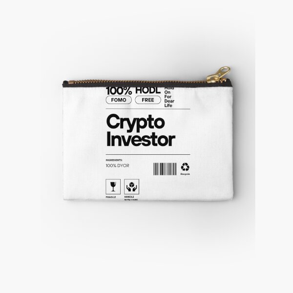 Item preview, Etiqueta criptográfica de broma divertida 100% HODL designed and sold by kylmllr101684.