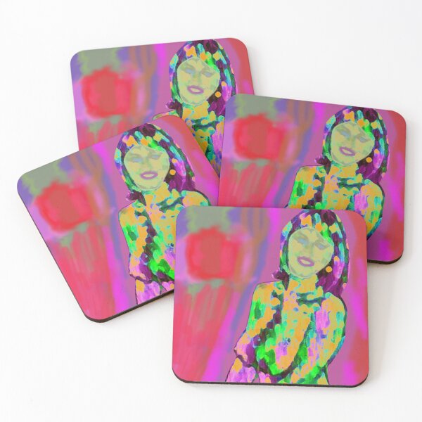 Item preview, Semi-abstract painting of female nude model. designed and sold by pulchritude560.