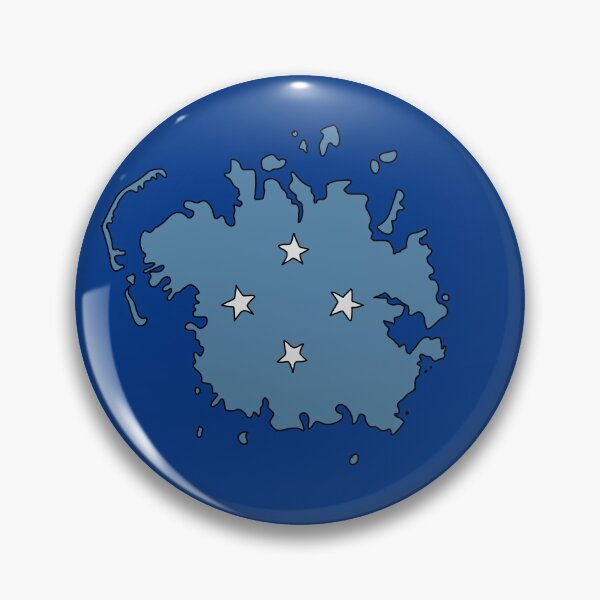 Item preview, Micronesia country shape flag designed and sold by Rachael Taylor.