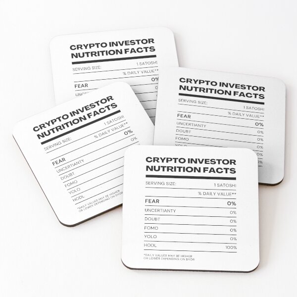 Item preview, Crypto Investor Nutrition Facts Label Joke designed and sold by kylmllr101684.