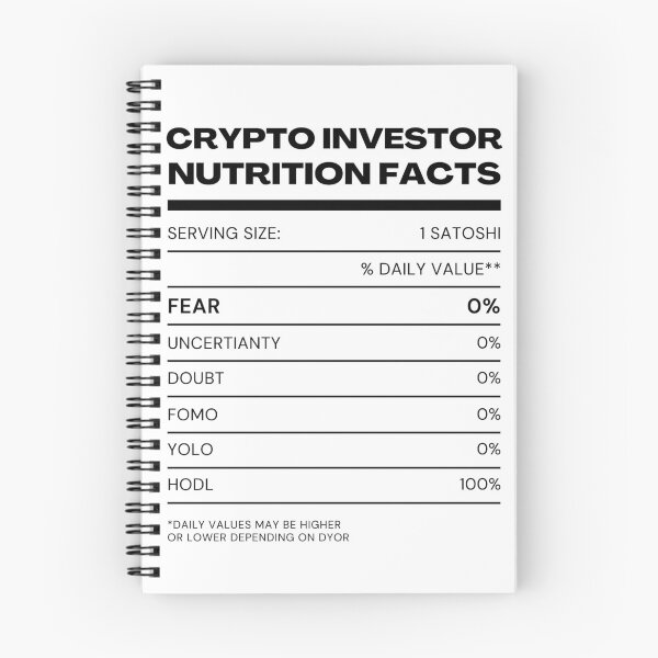 Item preview, Crypto Investor Nutrition Facts Label Joke designed and sold by kylmllr101684.