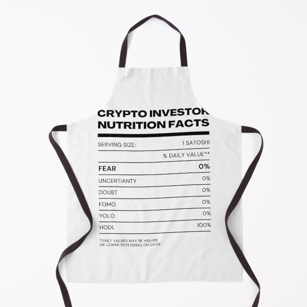 Item preview, Crypto Investor Nutrition Facts Label Joke designed and sold by kylmllr101684.