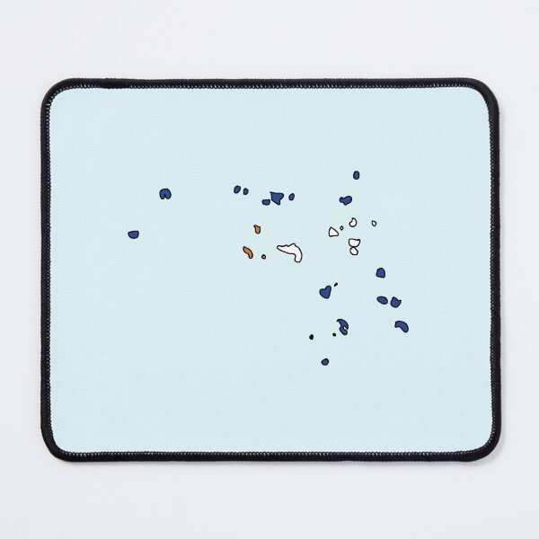 Item preview, Marshall Islands country shape flag designed and sold by Rachael Taylor.