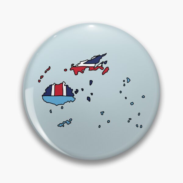 Item preview, Fiji country shape flag designed and sold by Rachael Taylor.
