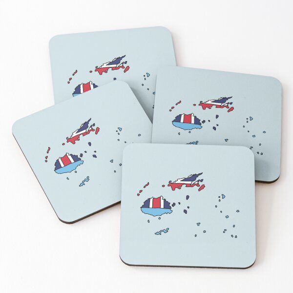 Item preview, Fiji country shape flag designed and sold by Rachael Taylor.