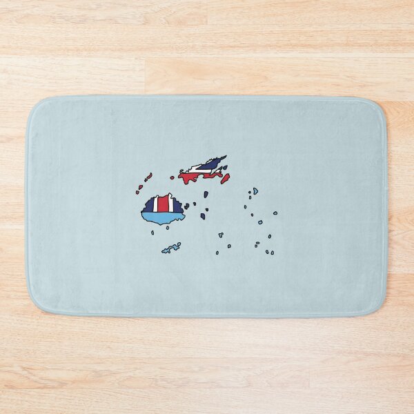 Item preview, Fiji country shape flag designed and sold by Rachael Taylor.