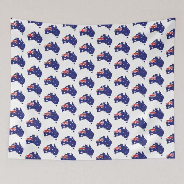 Item preview, Australia country shape flag designed and sold by Rachael Taylor.