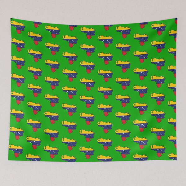 Item preview, Venezuela country shape flag designed and sold by Rachael Taylor.